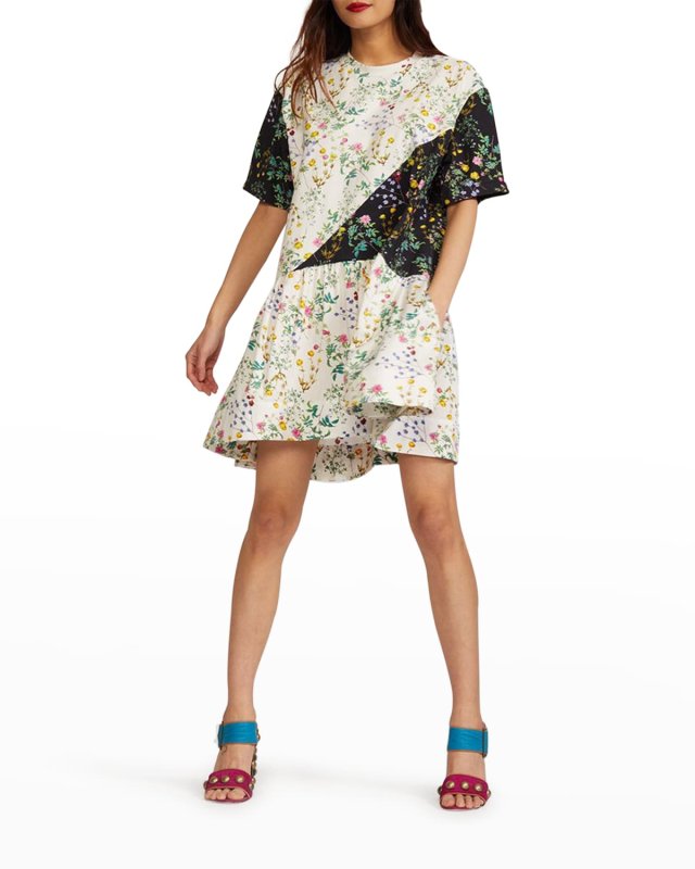 Demi Patchwork Tee Dress